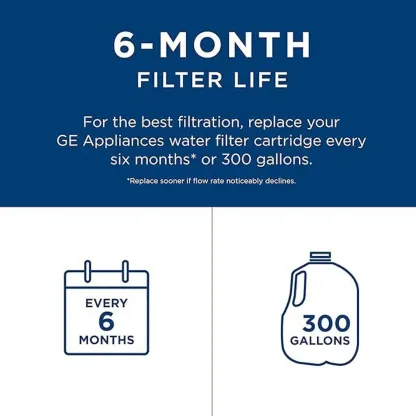 RPWFE Water Filter - White, Compatible with GE RPWFE Water Filter