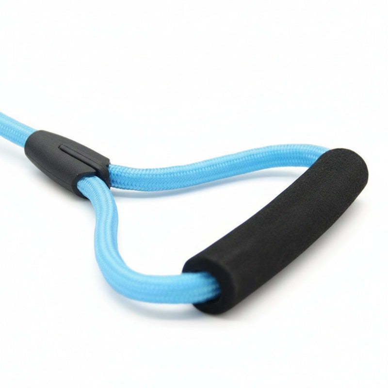 Durable Rope Dog Leash with Padded Sponge Handle for Comfortable Walks