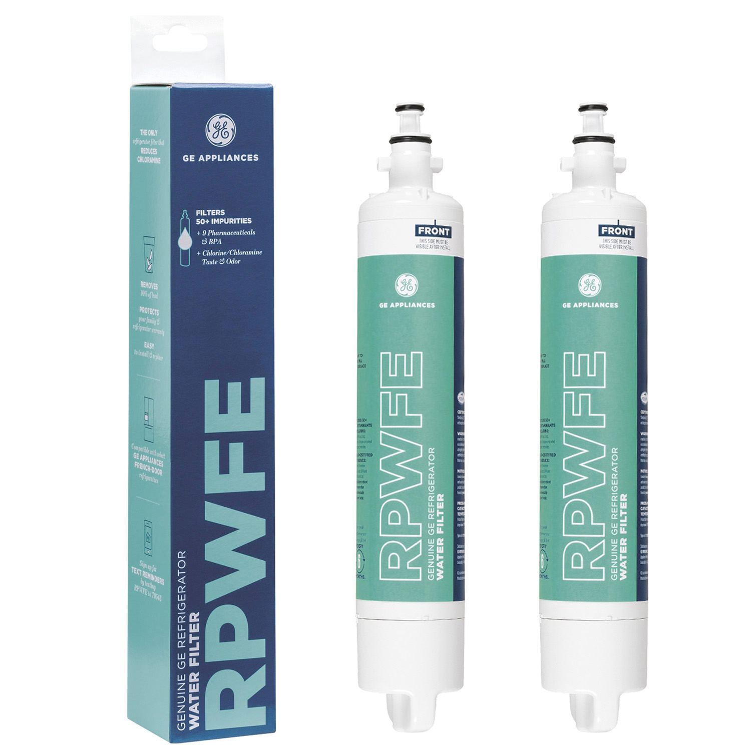 GE RPWFE Refrigerator Water Filter,Easy installation,White