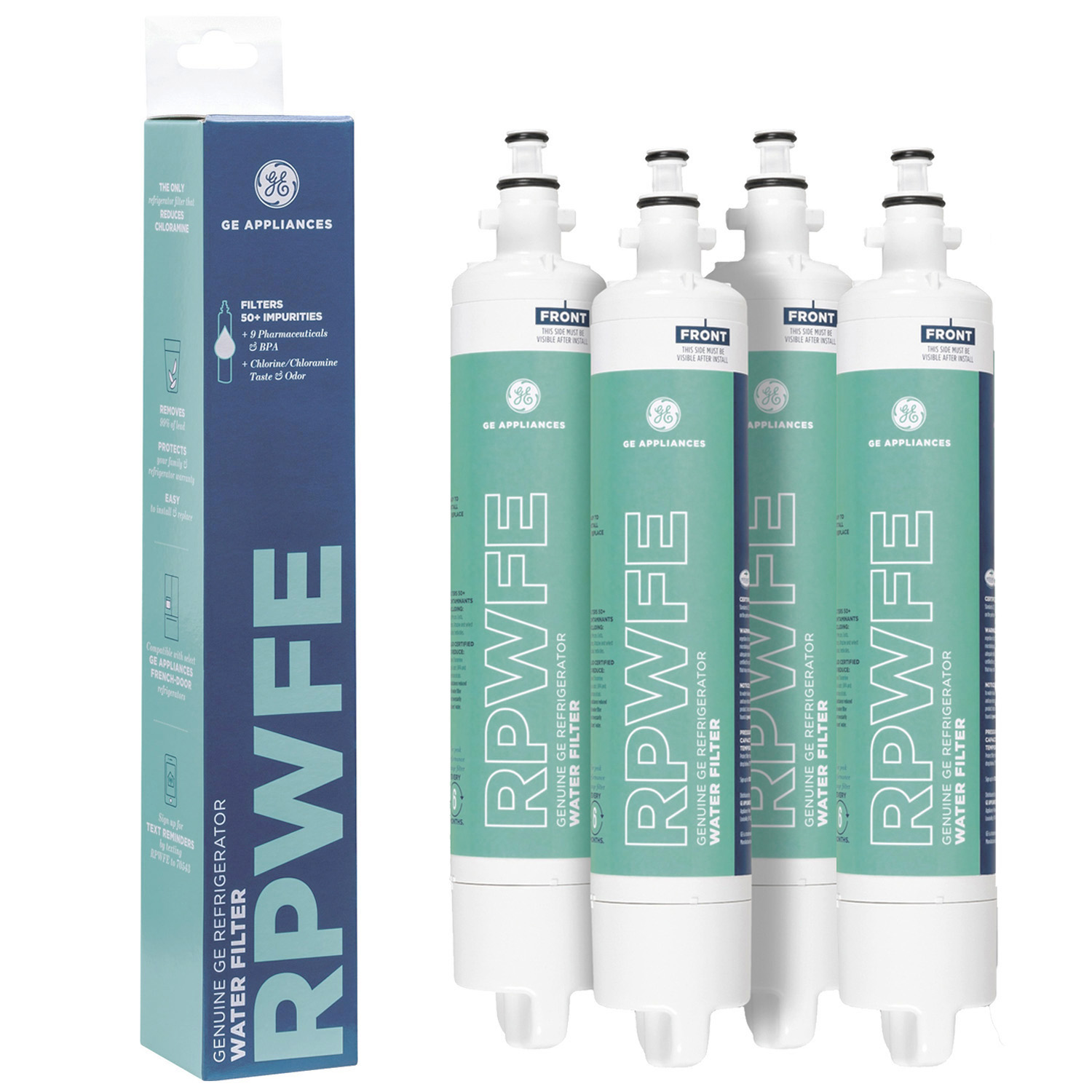 GE RPWFE Refrigerator Water Filter,Easy installation,White