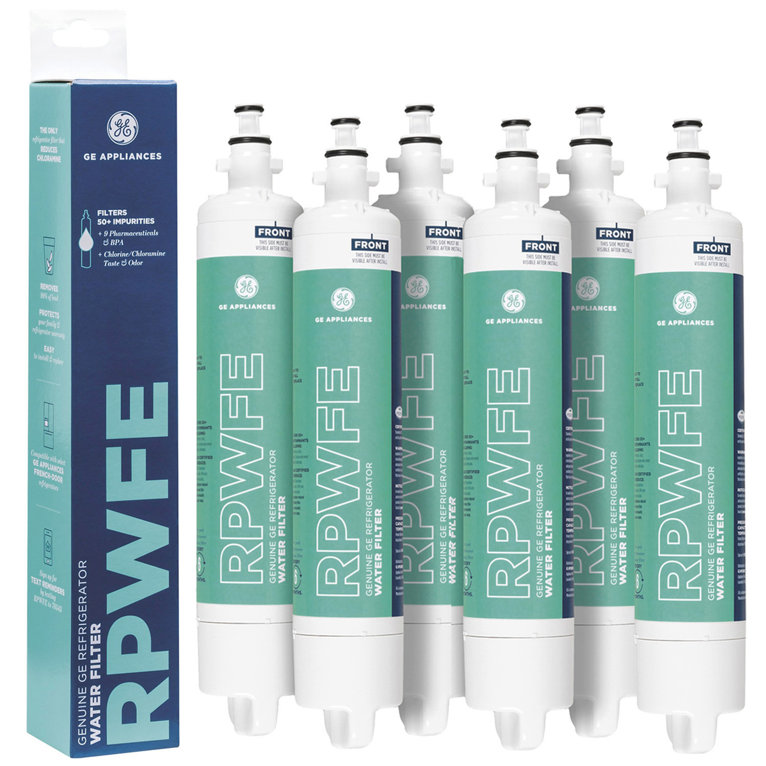 GE RPWFE Refrigerator Water Filter,Easy installation,White
