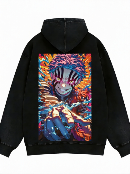 Unisex “ Demon Slayer” Anime Graphic Streetwear Vintage Hoodie