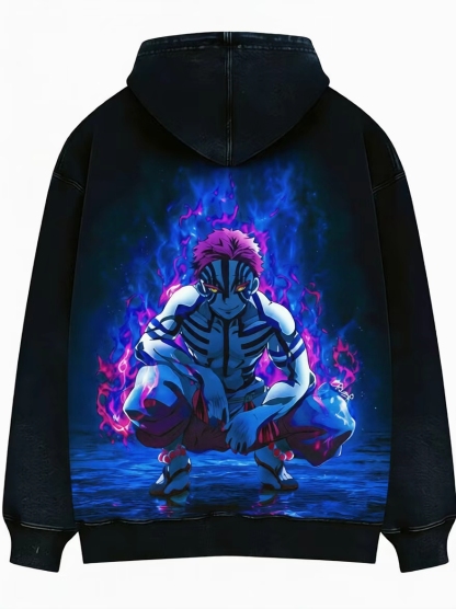 Unisex “ Demon Slayer” Anime Graphic Streetwear Vintage Hoodie
