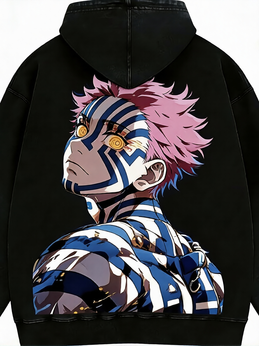 Unisex “ Demon Slayer” Anime Graphic Streetwear Vintage Hoodie