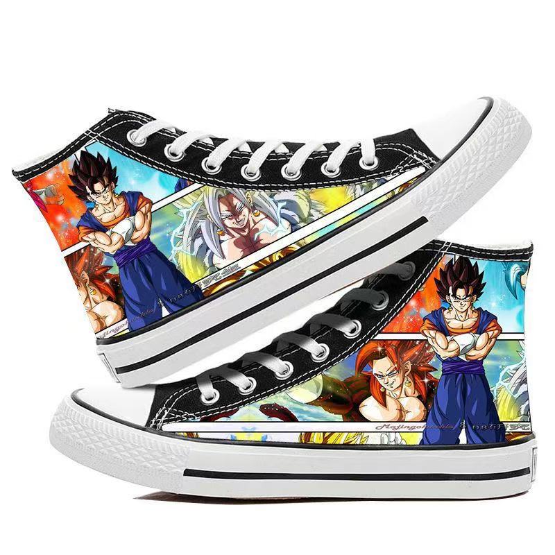 Dragon Ball- High-top Canvas Shoes