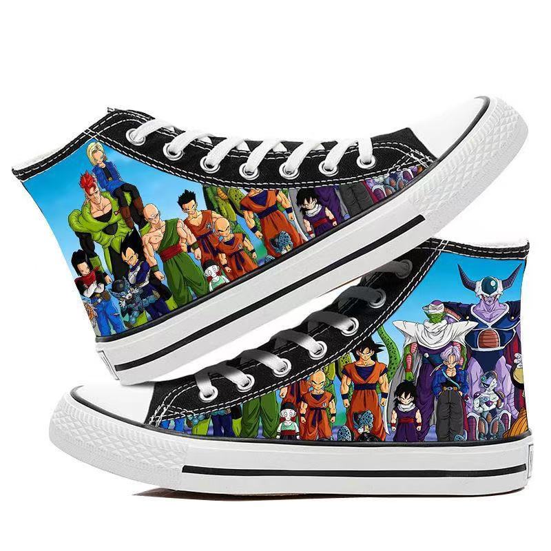 Dragon Ball- High-top Canvas Shoes