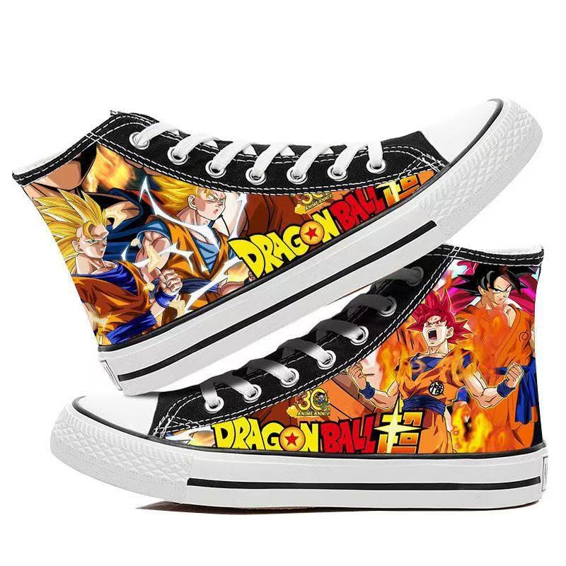 Dragon Ball- High-top Canvas Shoes