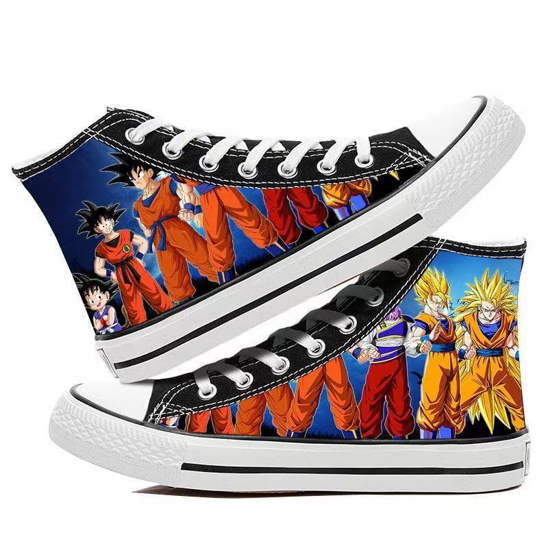 Dragon Ball- High-top Canvas Shoes