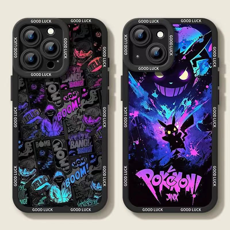 Gengar Pikachu phone case