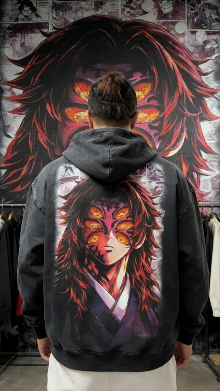 Unisex “ Demon Slayer” Anime Graphic Streetwear Vintage Hoodie