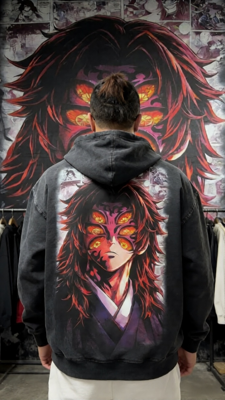 Unisex “ Demon Slayer” Anime Graphic Streetwear Vintage Hoodie