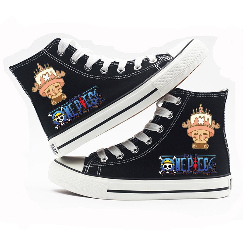 One Piece - High-top Canvas Shoes