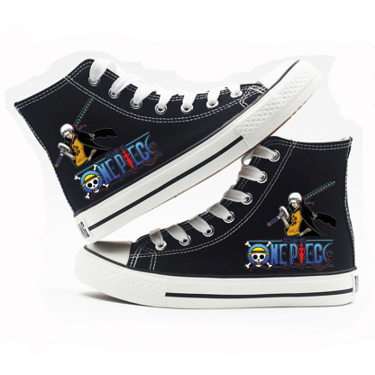 One Piece - High-top Canvas Shoes