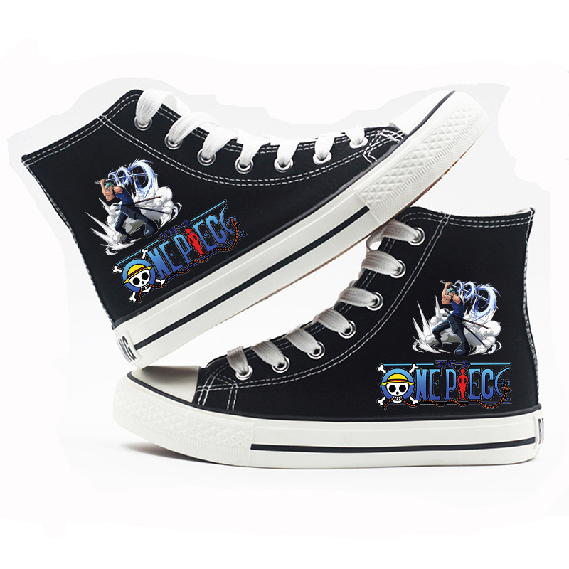 Copy]One Piece - High-top Canvas Shoes-22