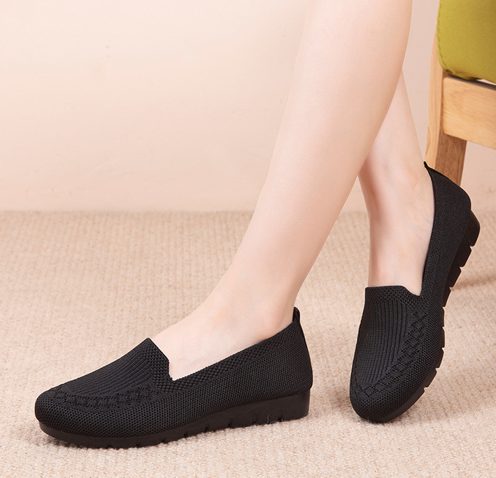 [50 % % Rabatt zum Muttertag🔥] 2023 Freizeitschuhe für Damen, atmungsaktive Mesh-Schuhe zum Hineinschlüpfen, flache Damen-Loafer