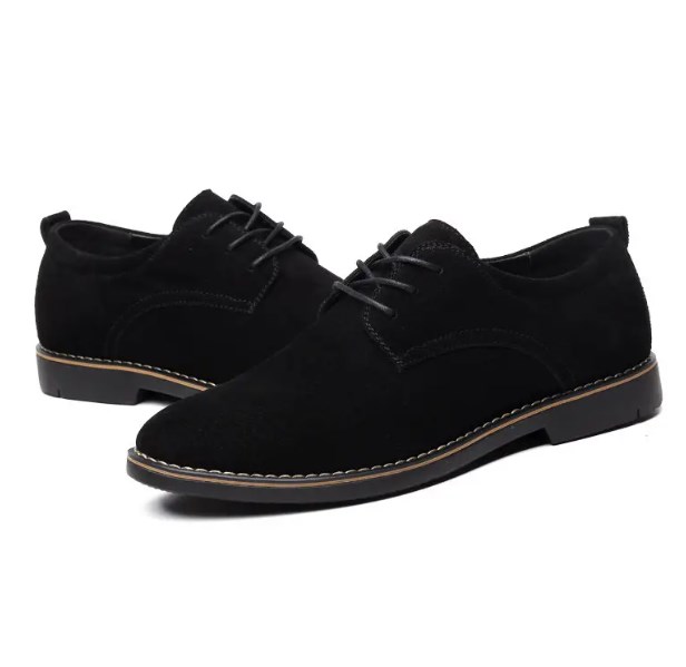 🔥Hot Sale🎁--70% OFF 🎉Mens Classic ritish Style Suede Oxfords Lace Up Business Formal Casual Shoes