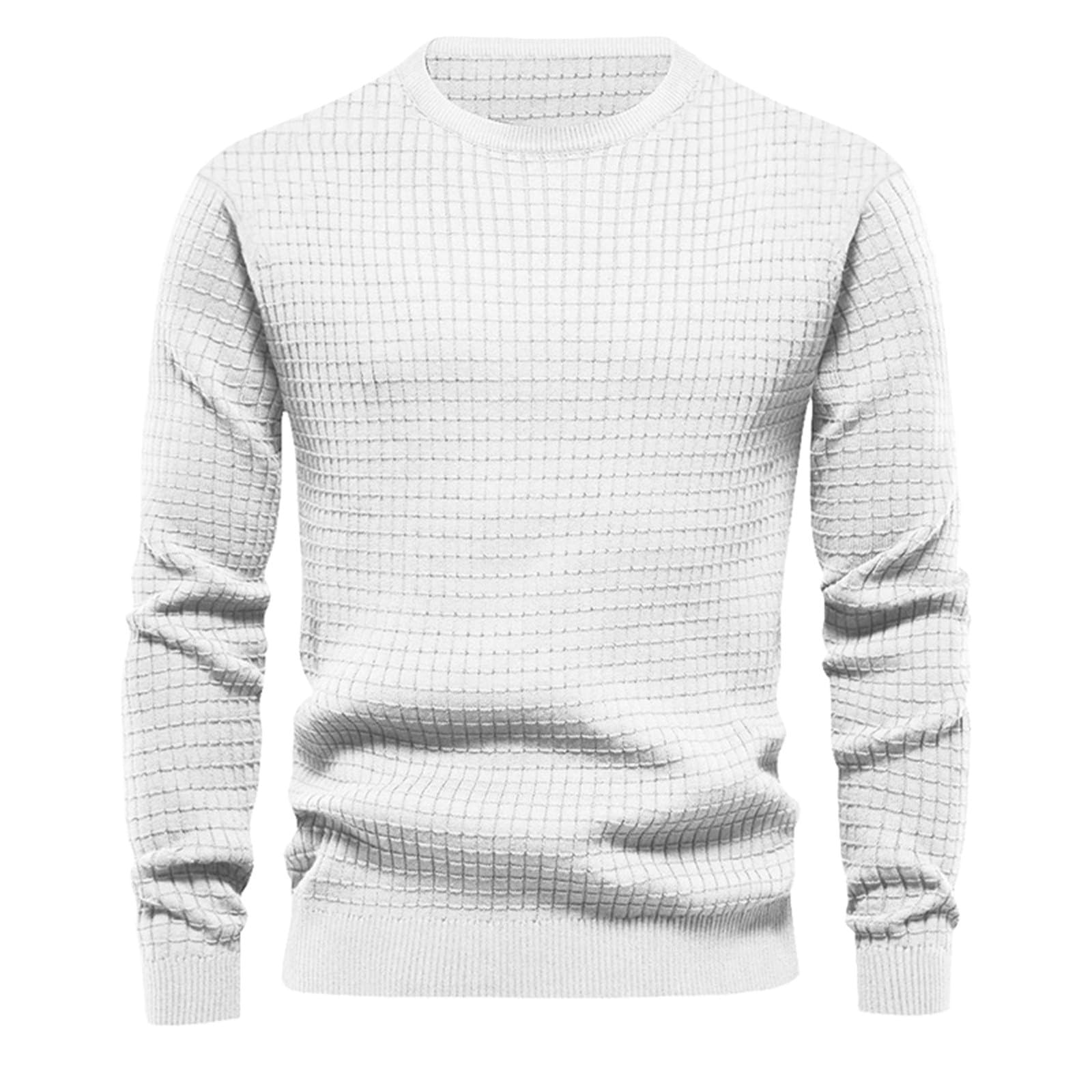Lässige Strickoberteile mit Waffelmuster für Herren