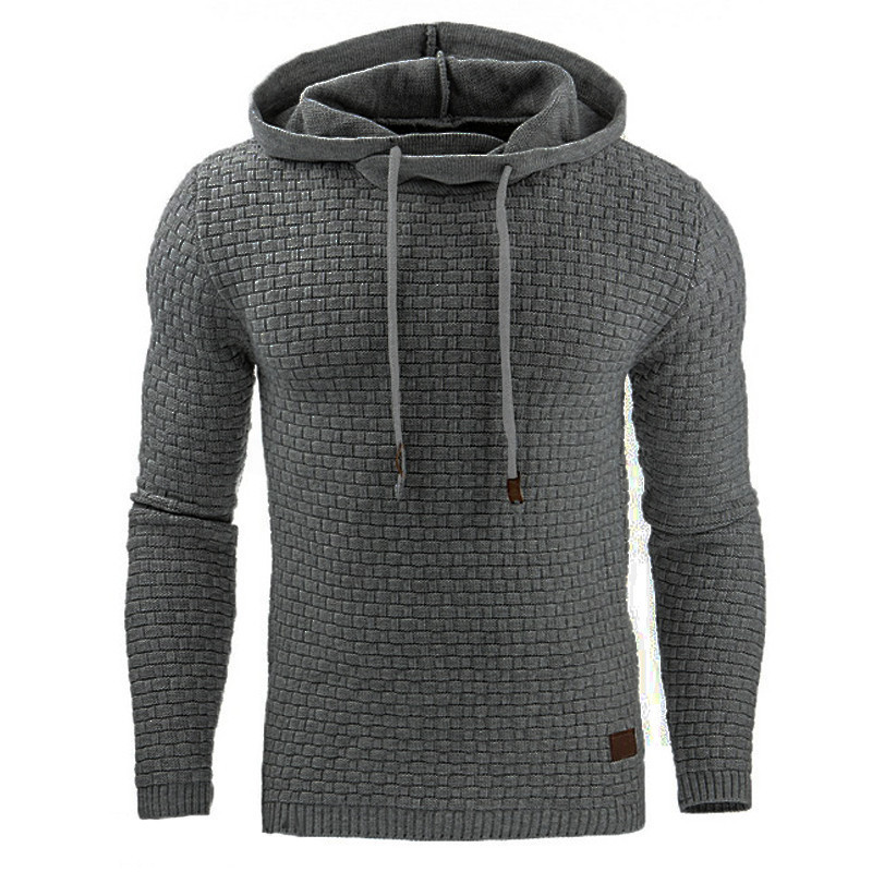 Long-sleeved hooded warm colored sweatshirt coat