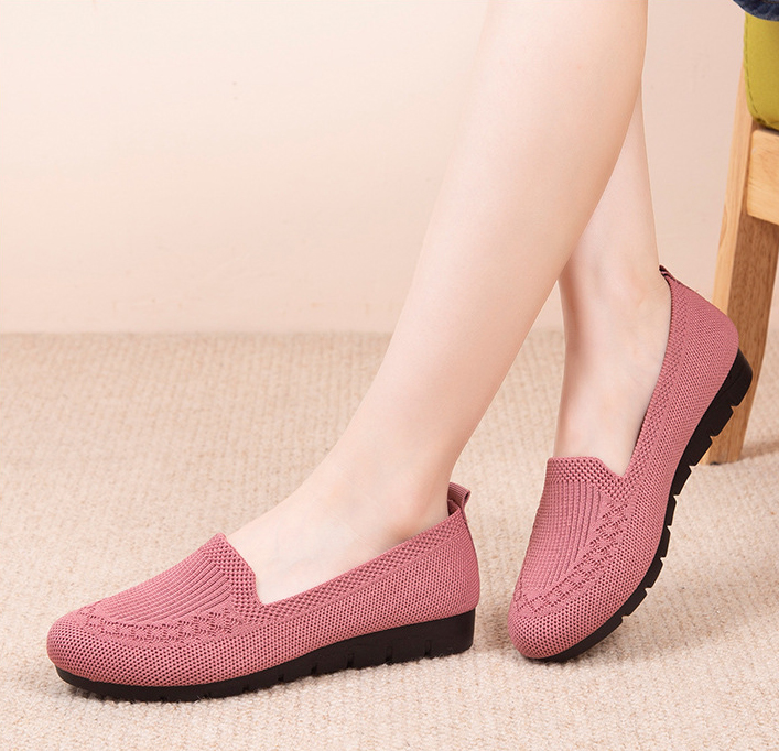 [50 % % Rabatt zum Muttertag🔥] 2023 Freizeitschuhe für Damen, atmungsaktive Mesh-Schuhe zum Hineinschlüpfen, flache Damen-Loafer