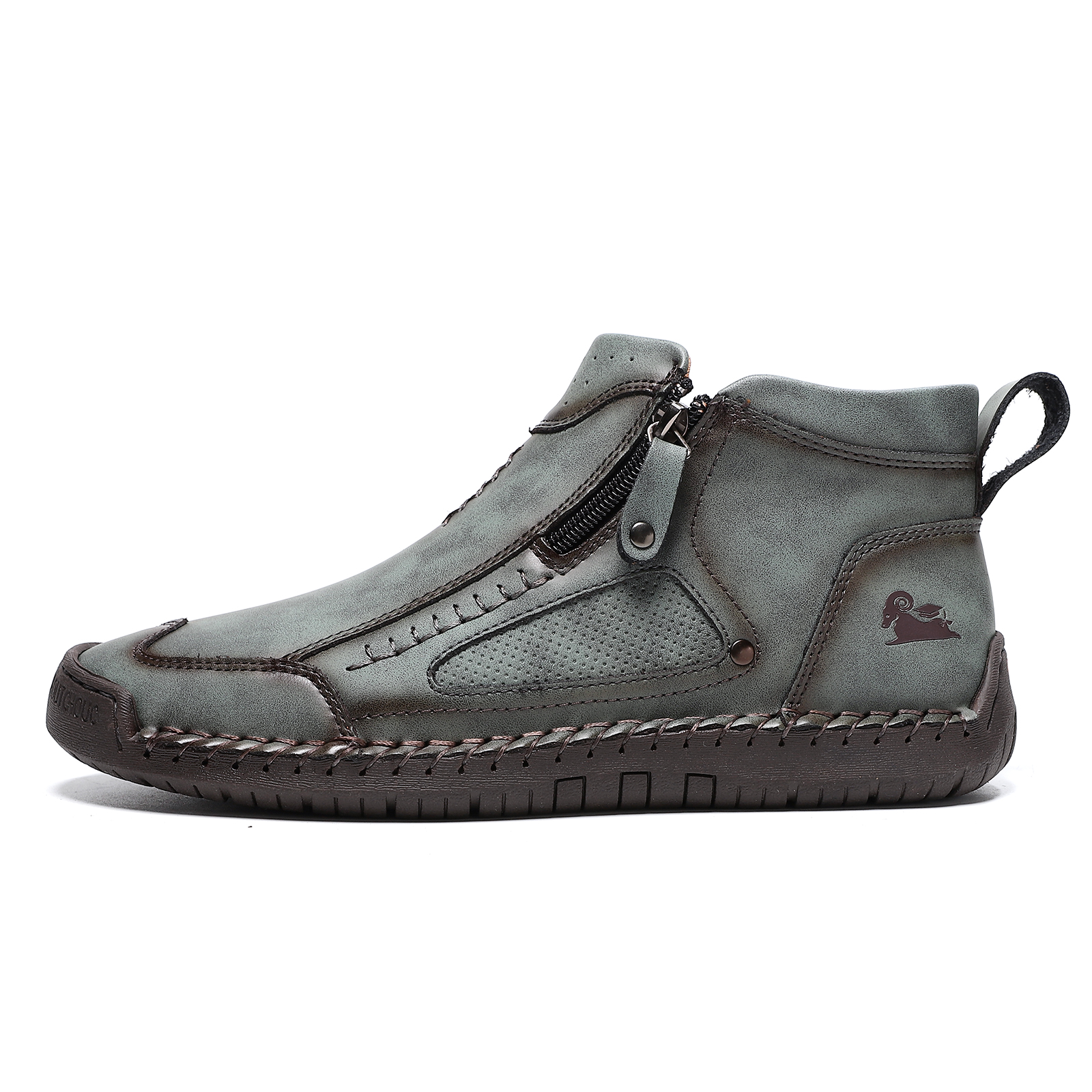 ✅ ASTM-zertifizierte Herren-Arbeitsstiefel aus Leder – Strapazierfähig, wasserdicht und rutschfest