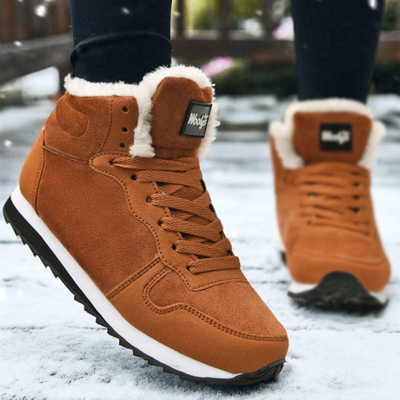 [50% off - Same style for male&female]Good arch support outdoor breathable warm slip on sneakers