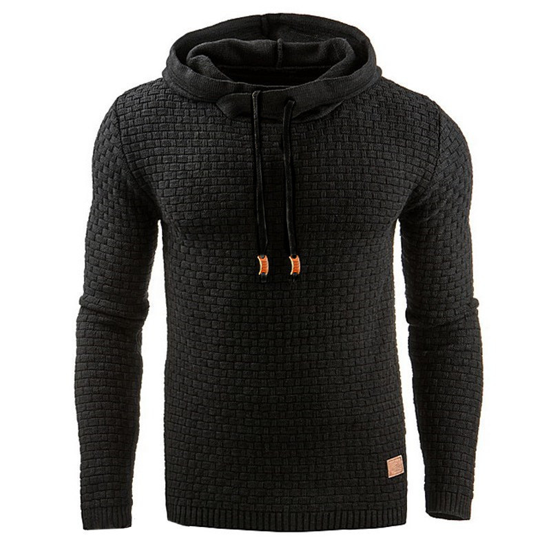 Long-sleeved hooded warm colored sweatshirt coat