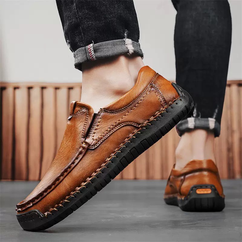 ⏰Aktion – 50 % RABATT🔥 Handgefertigte orthopädische Herren-Loafer aus echtem Leder
