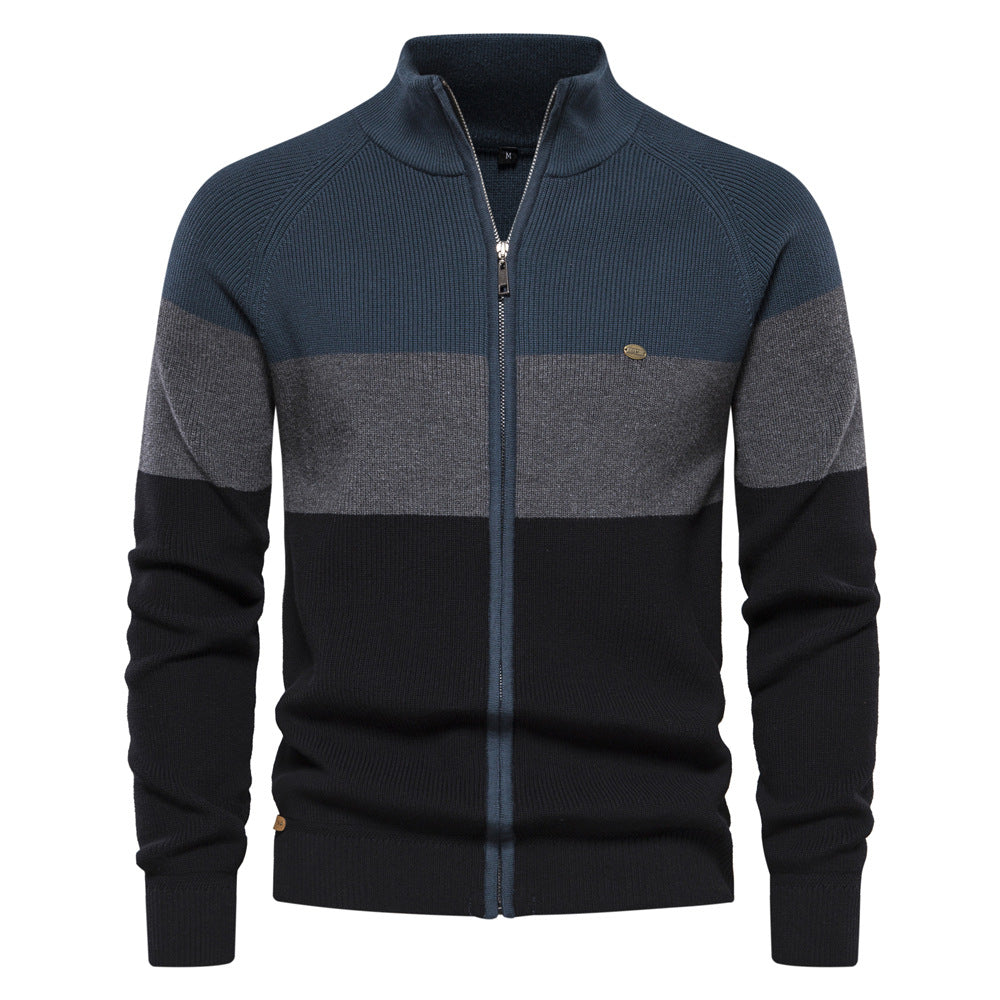 Herrenmode, lässiger Pullover, Mantel, Oberteil