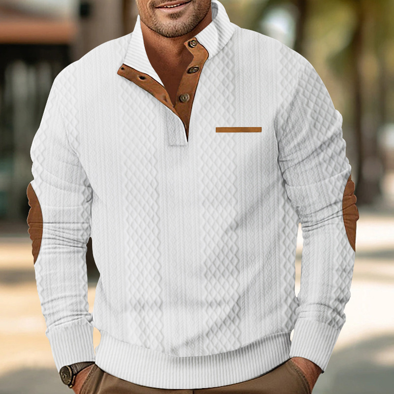 Men's Long Sleeve Cashmere Sweatshirt