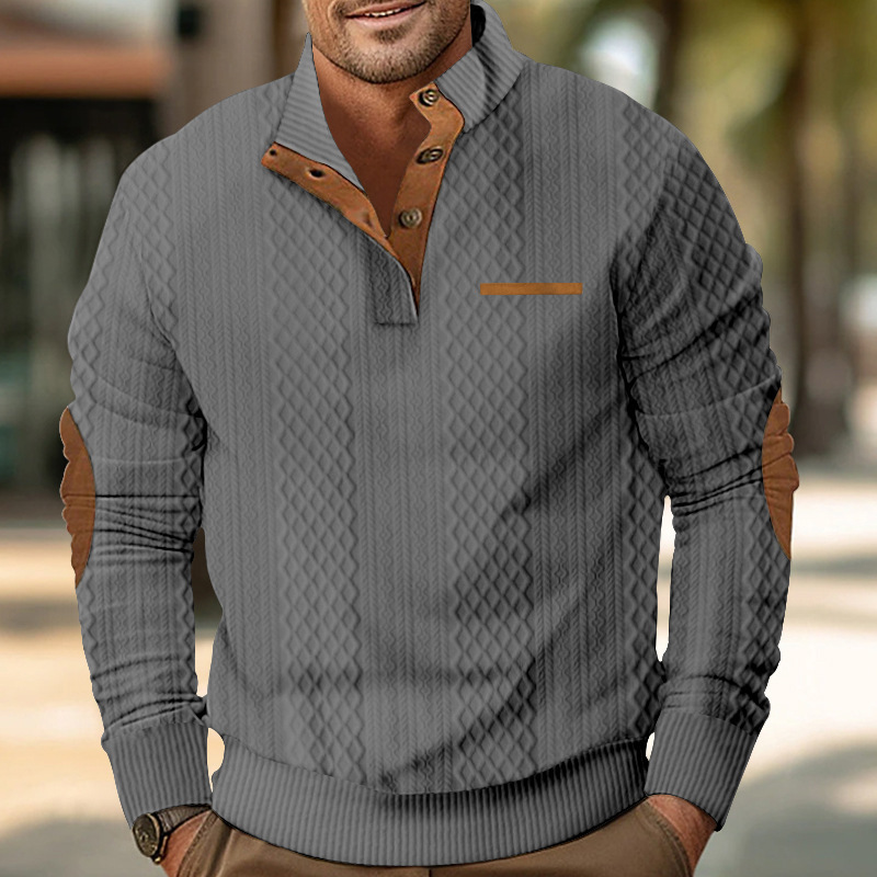 Men's Long Sleeve Cashmere Sweatshirt