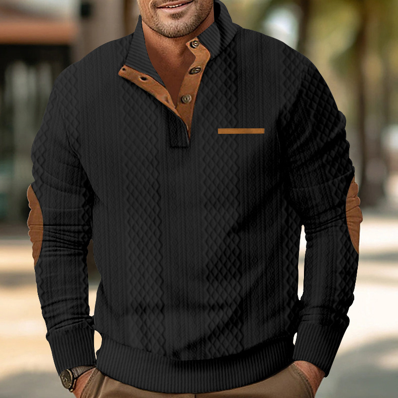 Men's Long Sleeve Cashmere Sweatshirt