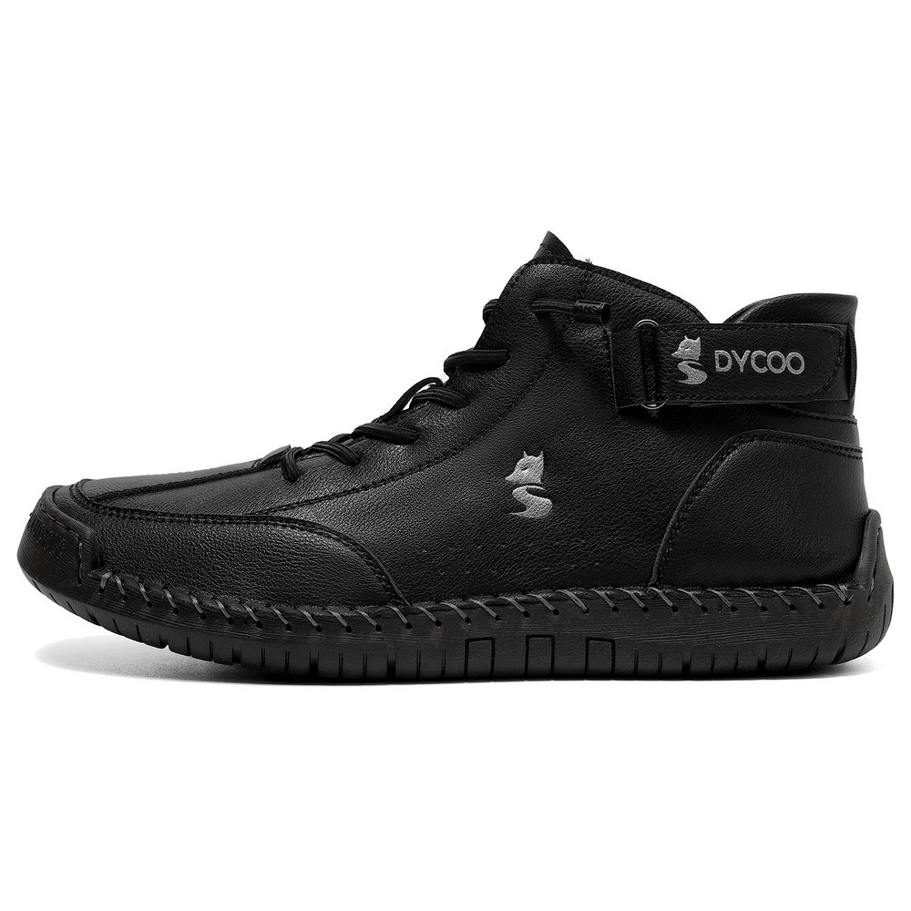(⏰LETZTER TAG – 70 % RABATT🛒) Herren-Outdoor-Freizeitstiefel aus Leder – Obermaterial aus Rindsleder, breite Zehenpartie, Fußgewölbeunterstützung, Reißverschluss und Schlupfmodell, bequem zum Gehen und Autofahren