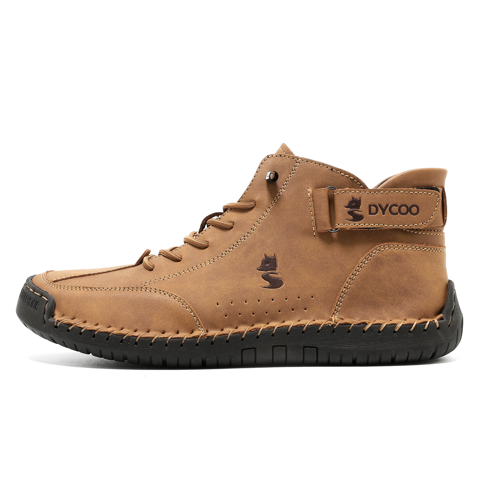 (⏰LETZTER TAG – 70 % RABATT🛒) Herren-Outdoor-Freizeitstiefel aus Leder – Obermaterial aus Rindsleder, breite Zehenpartie, Fußgewölbeunterstützung, Reißverschluss und Schlupfmodell, bequem zum Gehen und Autofahren