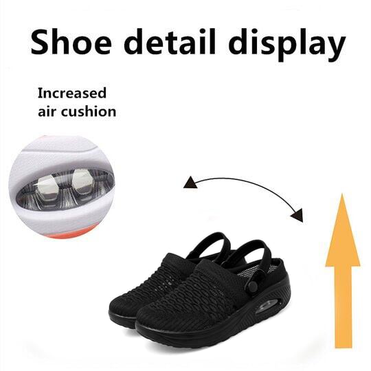 🔥Last Day Promotion 75% OFF🔥Women Walking Shoes Air Cushion Slip-On Shoes