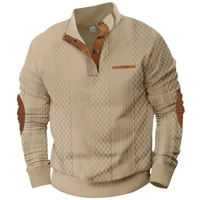 Men's Long Sleeve Cashmere Sweatshirt