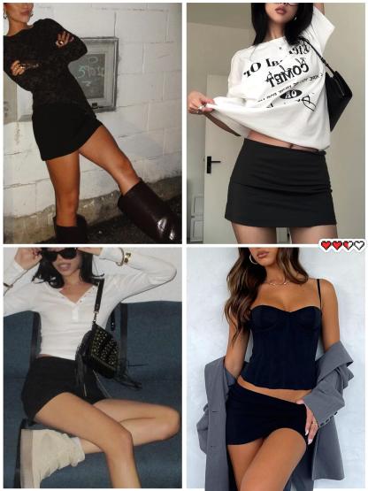 Danysu Mini Skirts For Women Sexy Skirt With Shorts Underneath Slit Summer Sports Vacation Going Out Outfits Stretch Skort Bottom