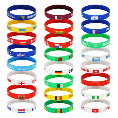 2026 World Cup National Flag Wristbands, Souvenirs and Support Items for the National Team