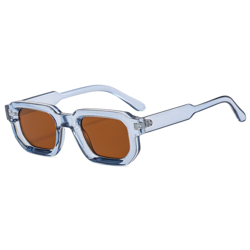 🕶️🔆 6er-Pack Vintage-Sonnenbrillen mit rechteckigem Rahmen für Damen und Herren mit UV400-Schutz