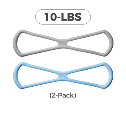 Figure-eight resistance band for women, back extension elastic band, home fitness equipment