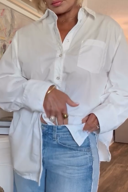 Women's fashionable casual wide-leg cropped jeans with ruffled hem