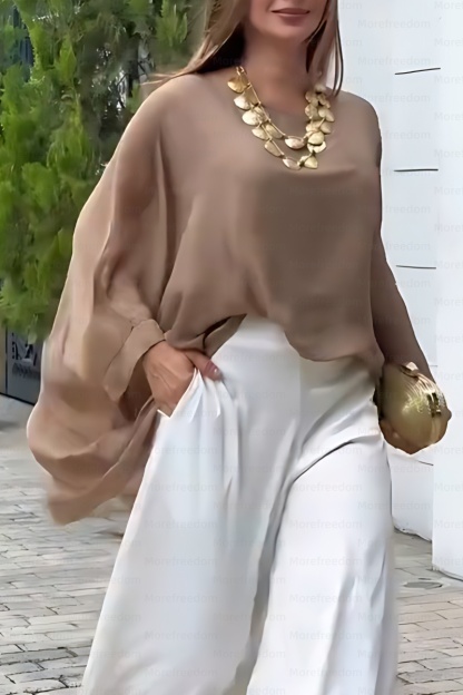 ⏰ LAST DAY SAVE 50%🔥Women's comfortable casual loose-fitting batwing sleeve top