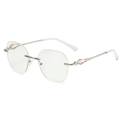 WOMEN'S DIAMOND RIMLESS ANTI-BLUE LIGHT PRESBYOPIA GLASSES