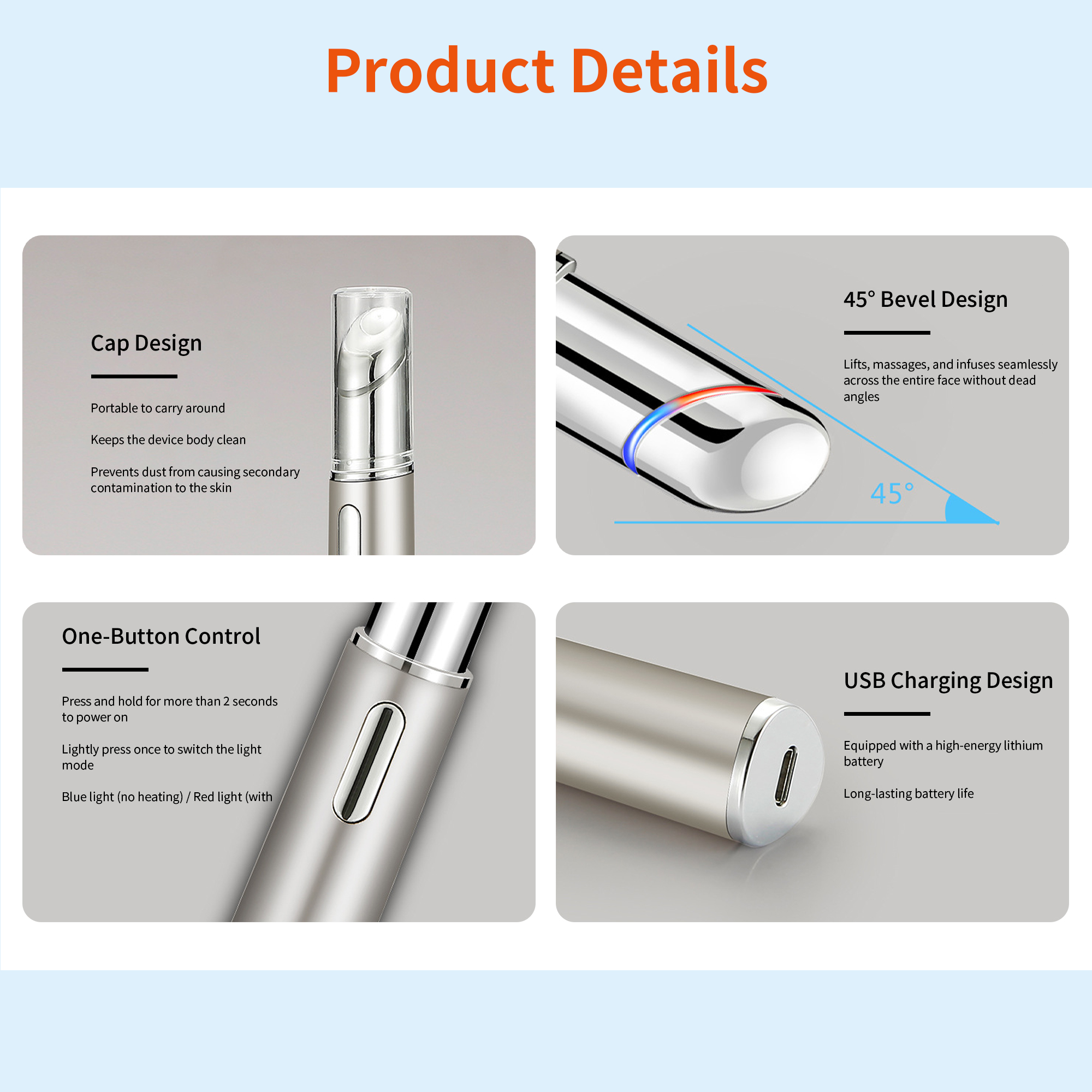 Eye Beauty Instrument Artifact Electric Hot Compress Eye Introduction Instrument Massage Instrument Red And Blue Light Household Eye Protection Instrument Beauty Instrument Wholesale