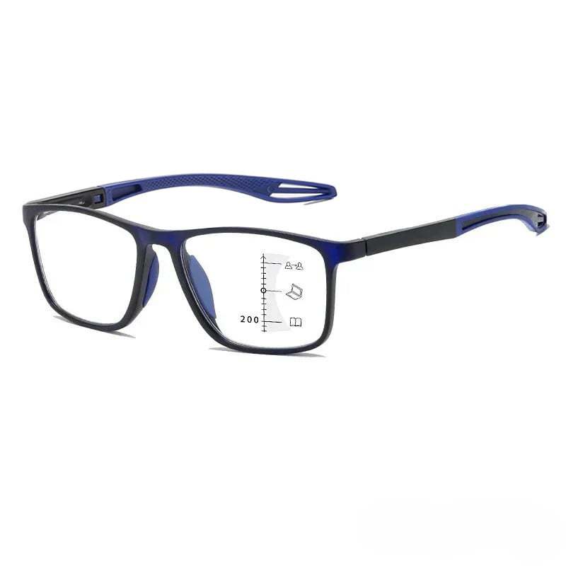 Progressive Multifocal HD Blue-Light Blocking Reading Glasses