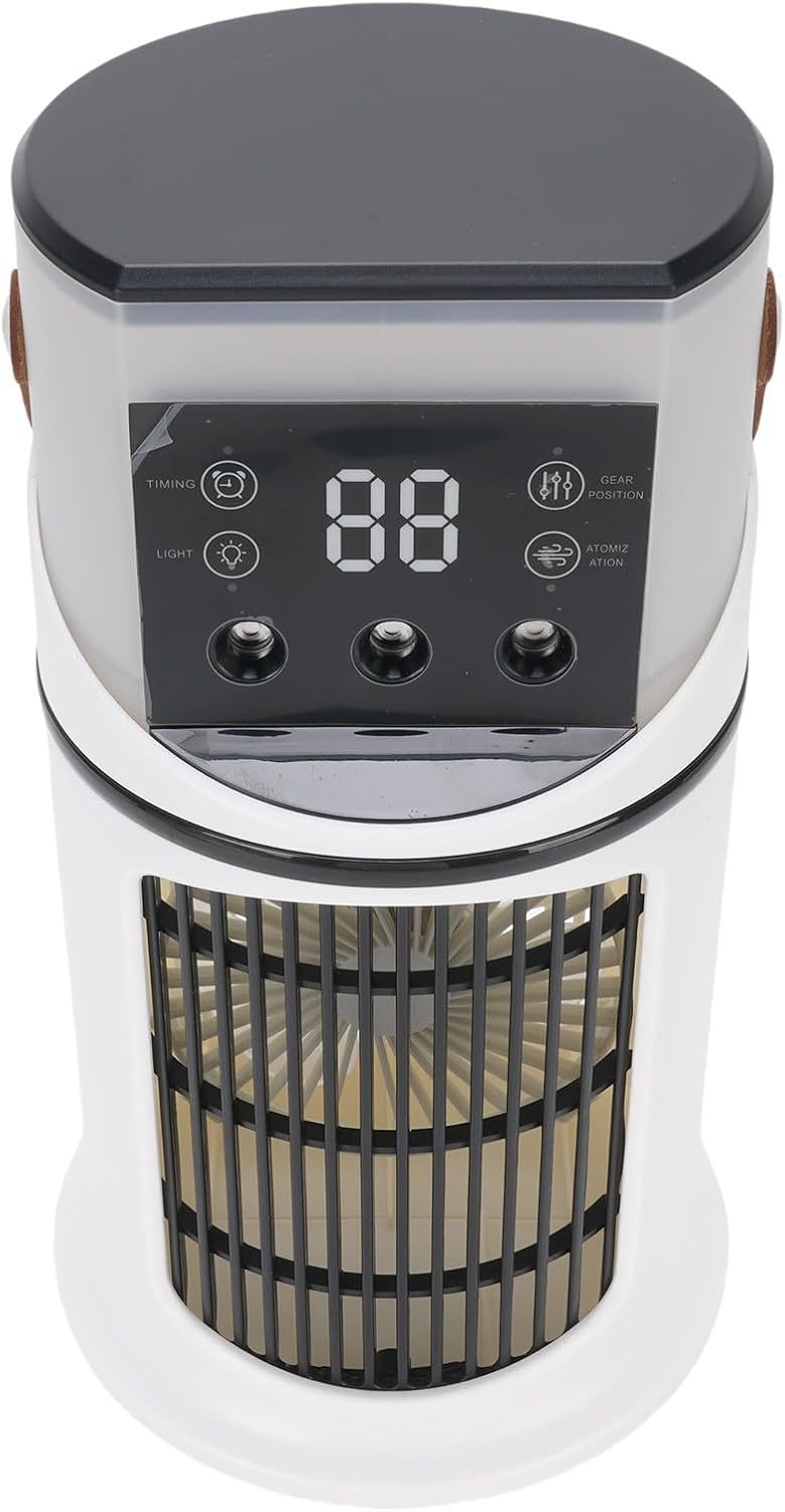 Desktop Spray Air Cooler — High-Power, Multifunctional, USB-Powered, and Timed Cooling Fan for Home and Office Use