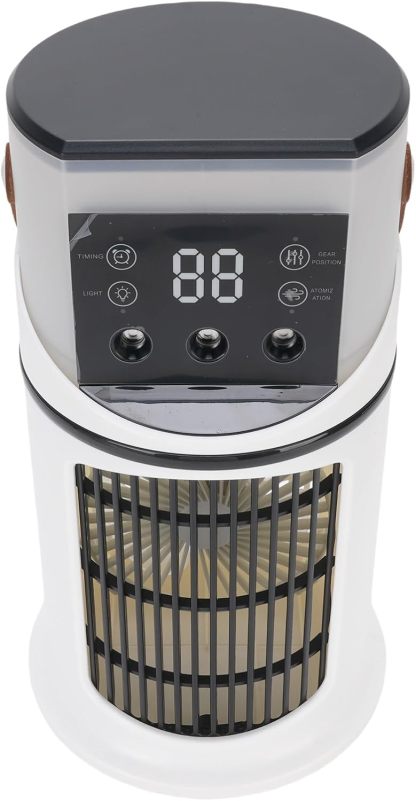 Desktop Spray Air Cooler — High-Power, Multifunctional, USB-Powered, and Timed Cooling Fan for Home and Office Use