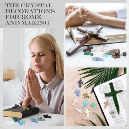 ✝️ Handmade Natural Crystal Crosses