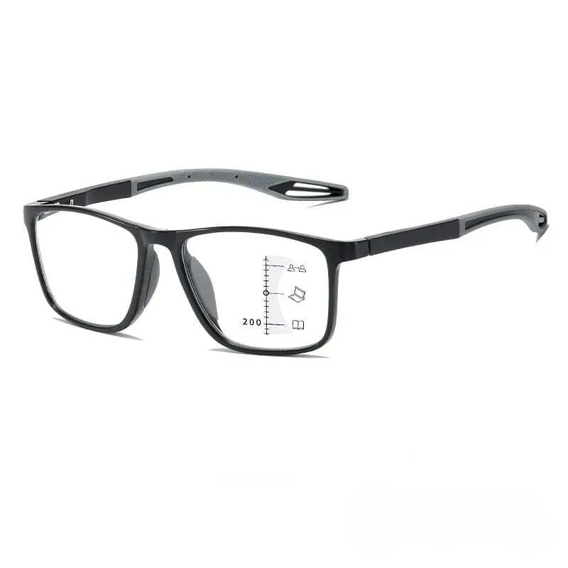 Progressive Multifocal HD Blue-Light Blocking Reading Glasses