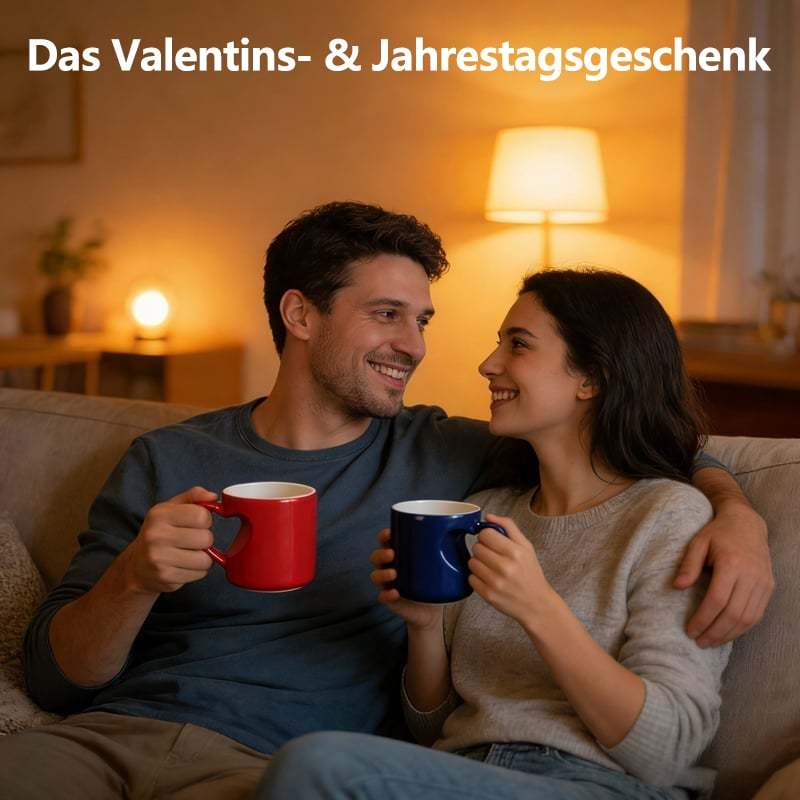 ☕️🎁 Herzförmige Keramiktasse mit Farbwechseleffekt