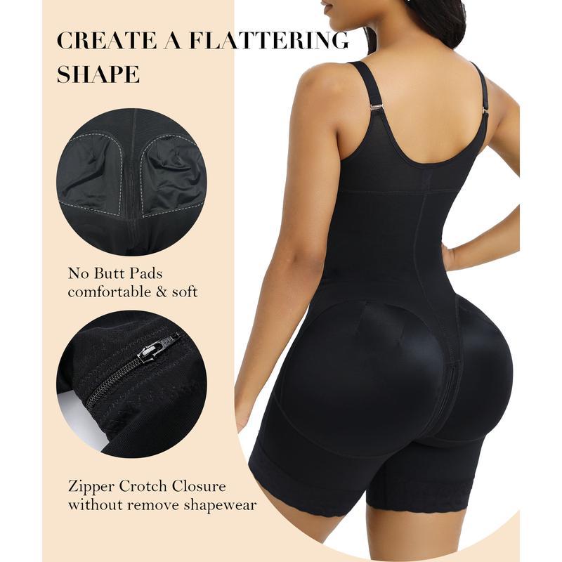 Tummy Control Butt Lifter Shaper – Zipper Crotch for Comfort and Confidence